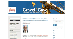 Desktop Screenshot of gravel2gavel.com