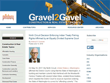 Tablet Screenshot of gravel2gavel.com